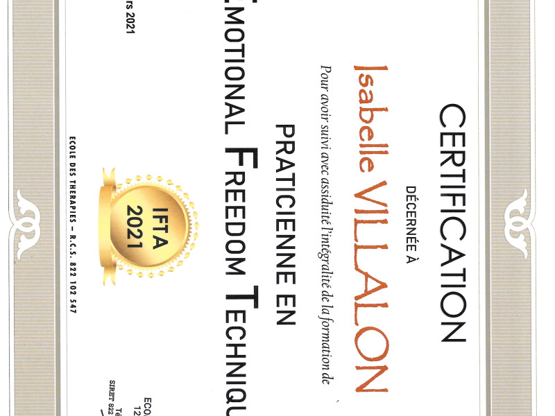 Praticien Emotional Freedom Technique