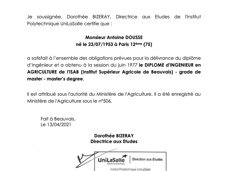 Ingénieur en agriculture
