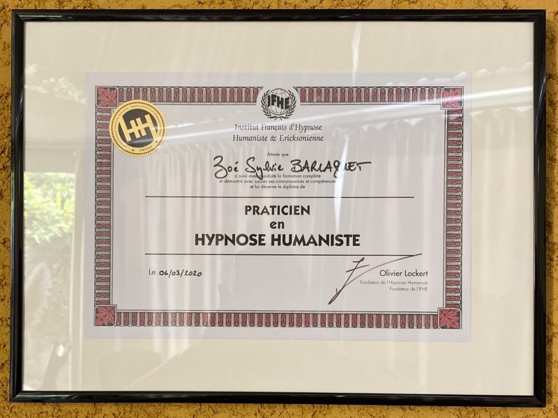 Diplôme de Praticien en Hypnose Humaniste