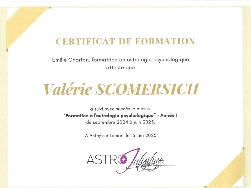 Formation Astrologie Psychologique