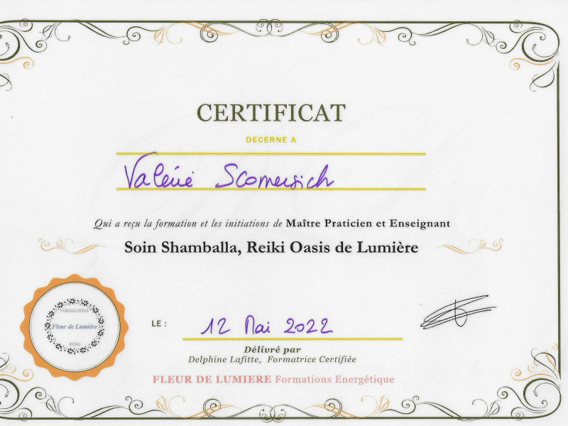 Maître Praticien et Enseignant