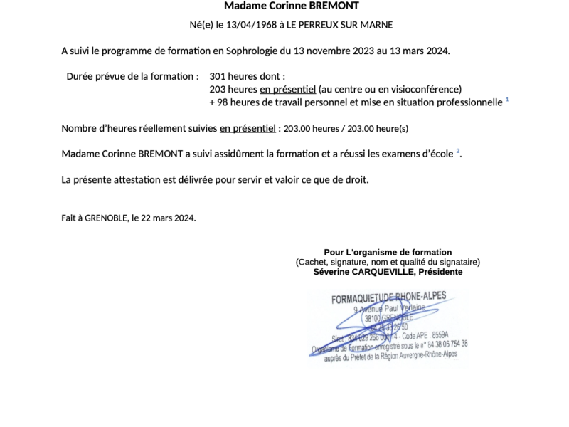 Attestation