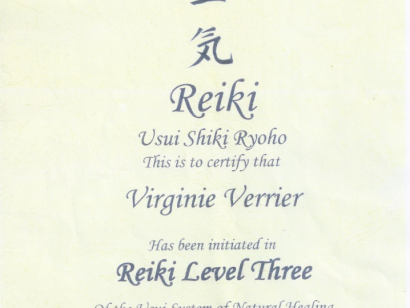 Reiki level 3