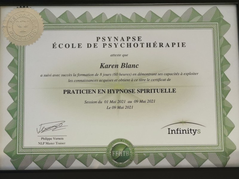 Praticienne en hypnose spirituelle