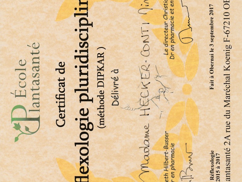 Certificat de Praticien Pluridisciplinaire Méthode DIPKAR