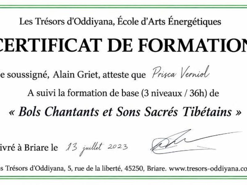 Bols chantants et sons sacrés tibétains