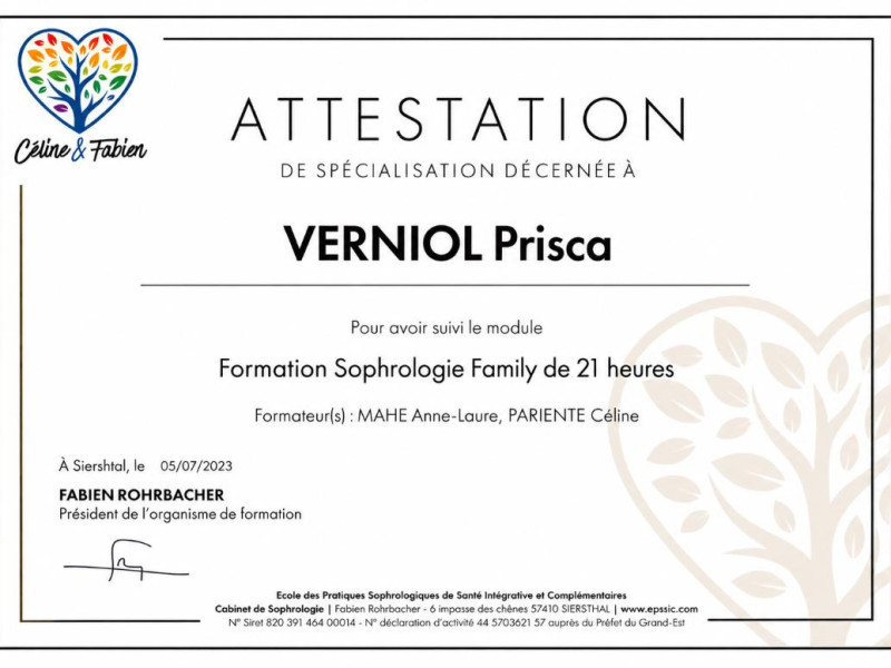Formation Sophrologie Family