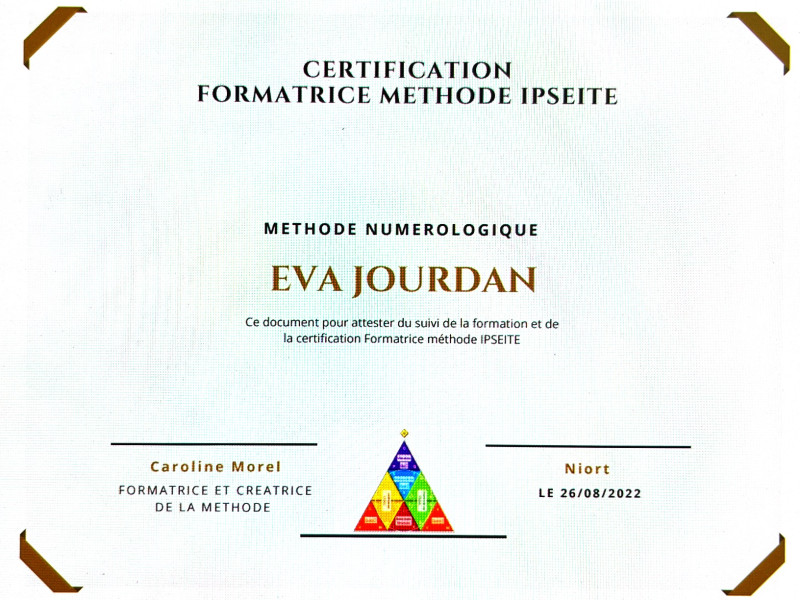 Formatrice en numérologie Ipseité