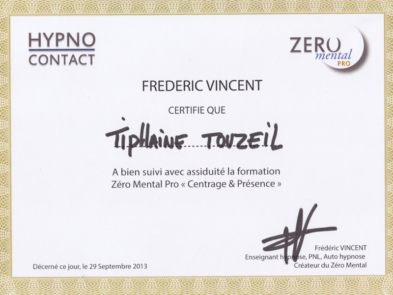 Zéro Mental PRO "Centrage et présence"