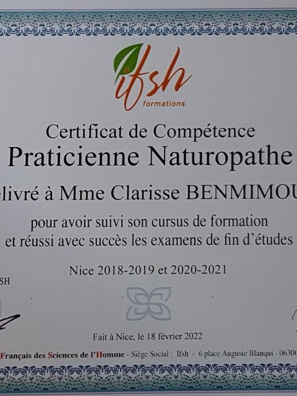 Praticienne naturopathe