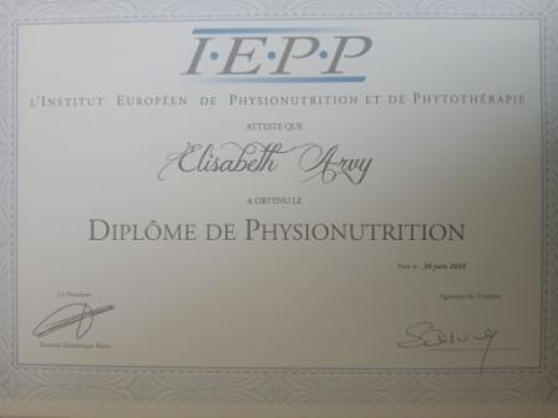Certification en Physionutrition