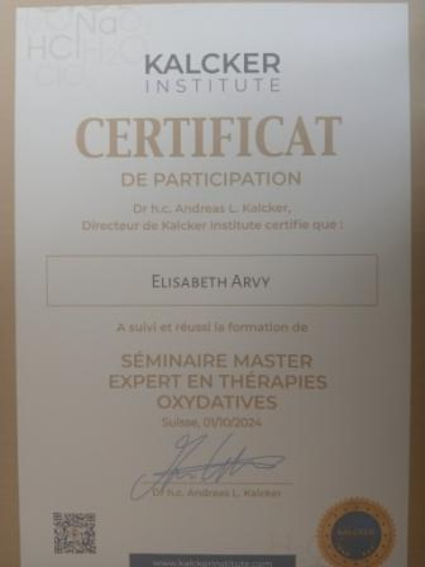 Master en Thérapies Oxydatives