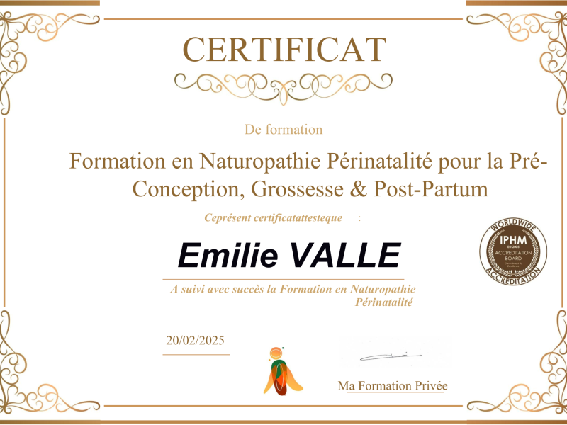 Naturopathie en périnatalité