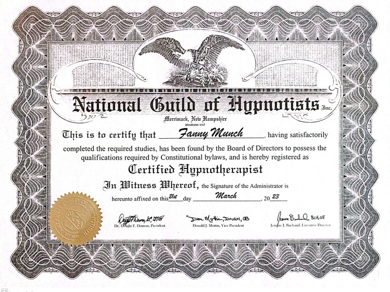 Certification hypnose ericksonnienne