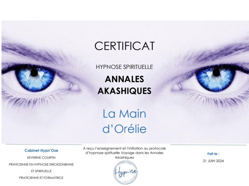 CERTIFICAT ANNALES AKASHIQUES