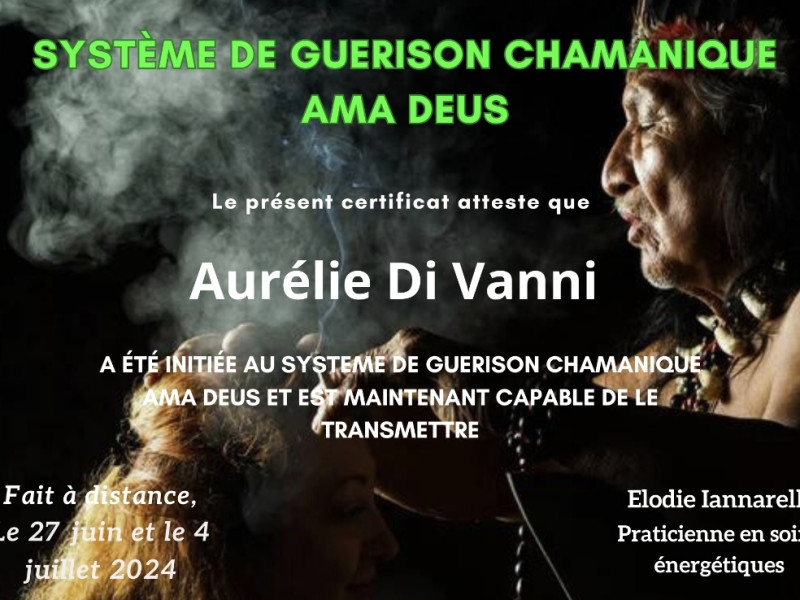 GUERISON CHAMANIQUE AMA DEUS