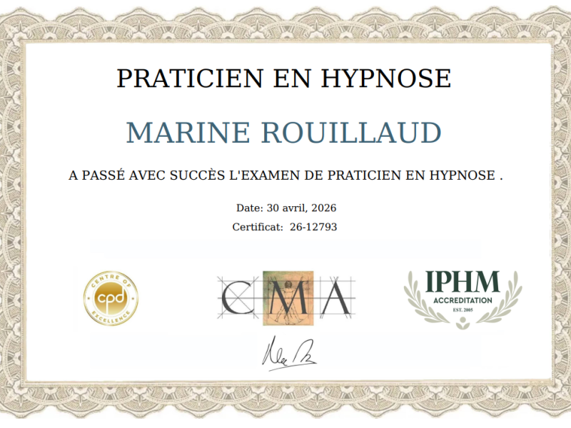 Praticien en hypnose