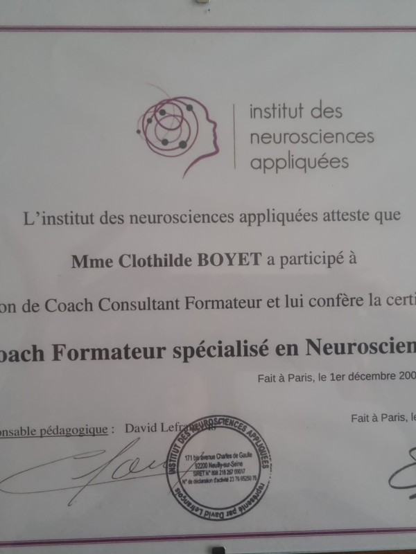 Coach professionnel et formateur de coach
