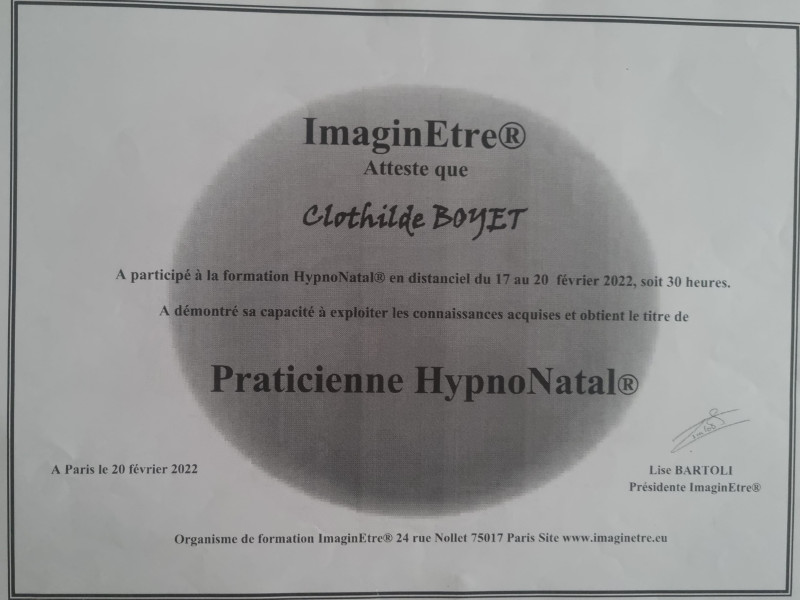 Praticienne HypnoNatal
