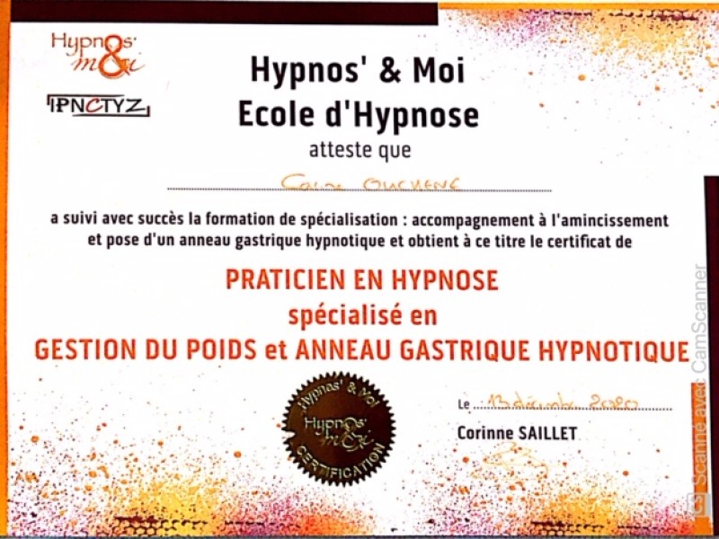 Praticien en Hypnose spécialisé en gestion du poids et en pose d'anneau gastrique hypnotique