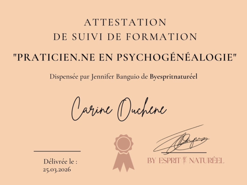 Praticienne en Psychogénéalogie
