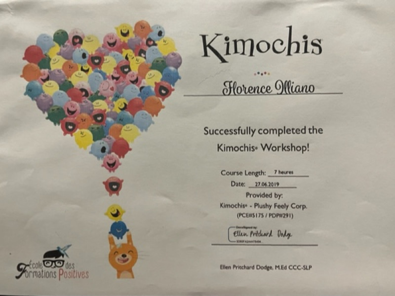 Certificat KIMOCHIS