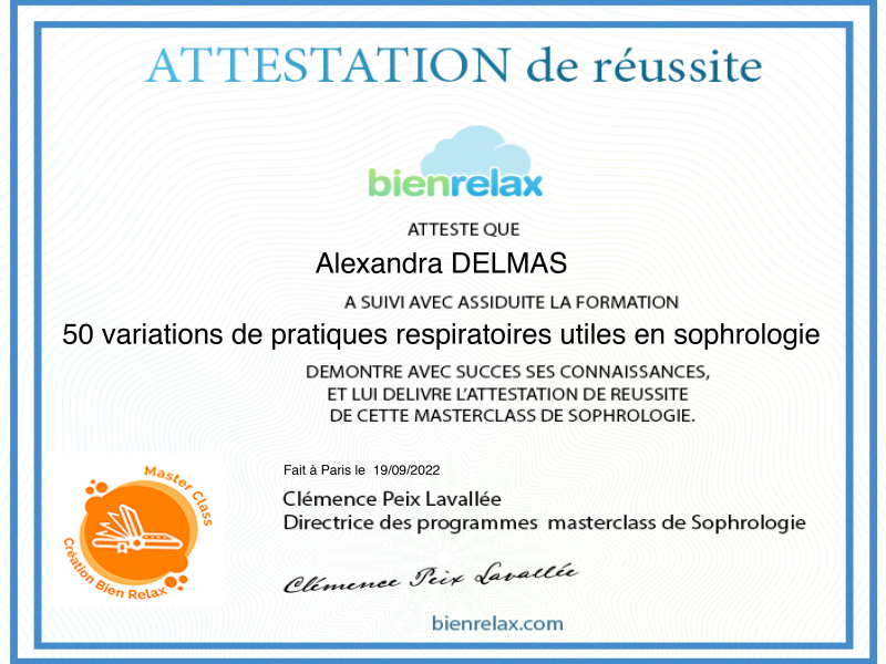 50 variations de pratiques respiratoires utiles en sophrologie